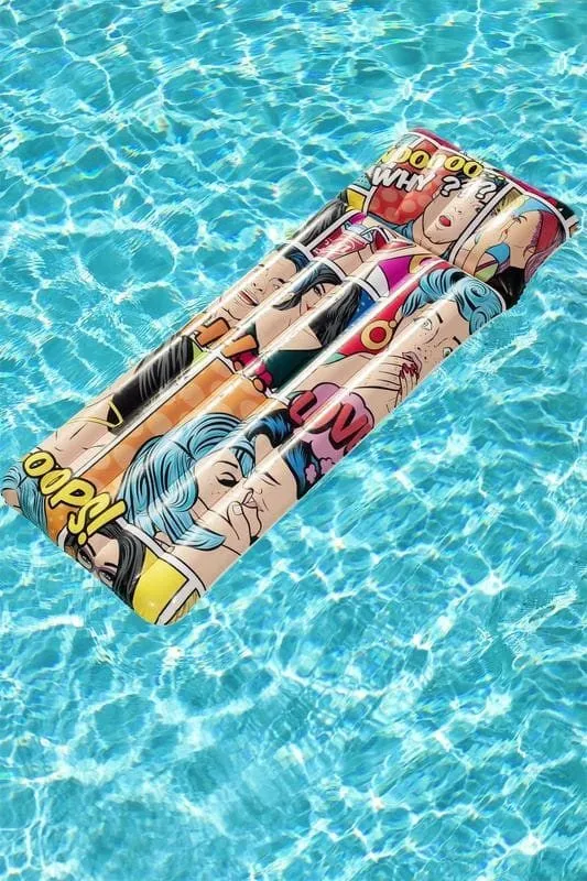 Matelas gonflable pop art 183x71 cm