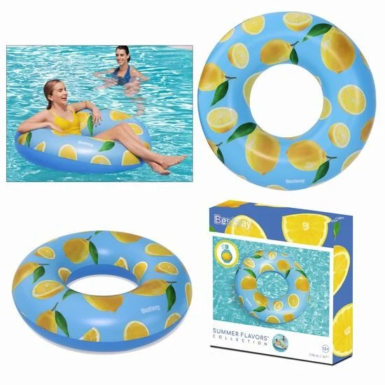 Bouee gonflable citron D119 cm
