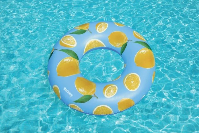Bouee gonflable citron D119 cm