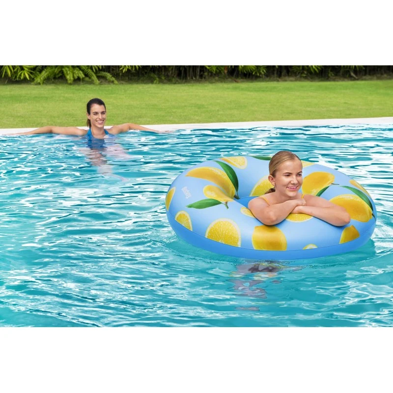 Bouee gonflable citron D119 cm