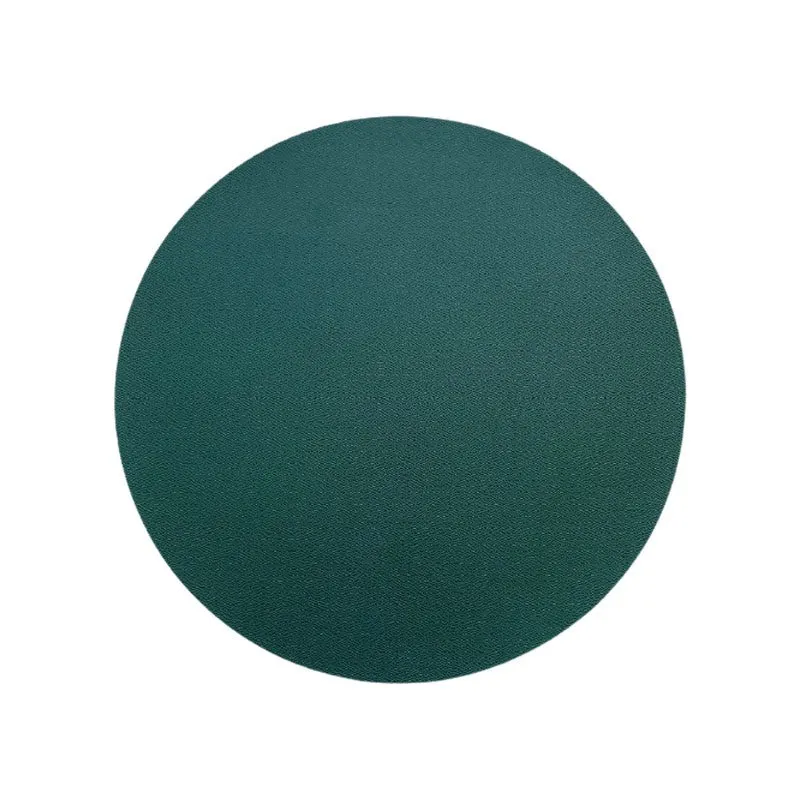 Set de table rond en PU inspiration cuir, D38CM