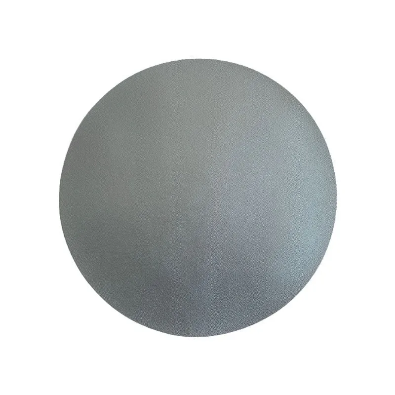 Set de table rond en PU inspiration cuir, D38CM