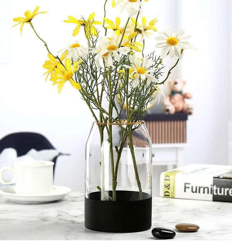 Vase GHANIMA en verre H19 cm