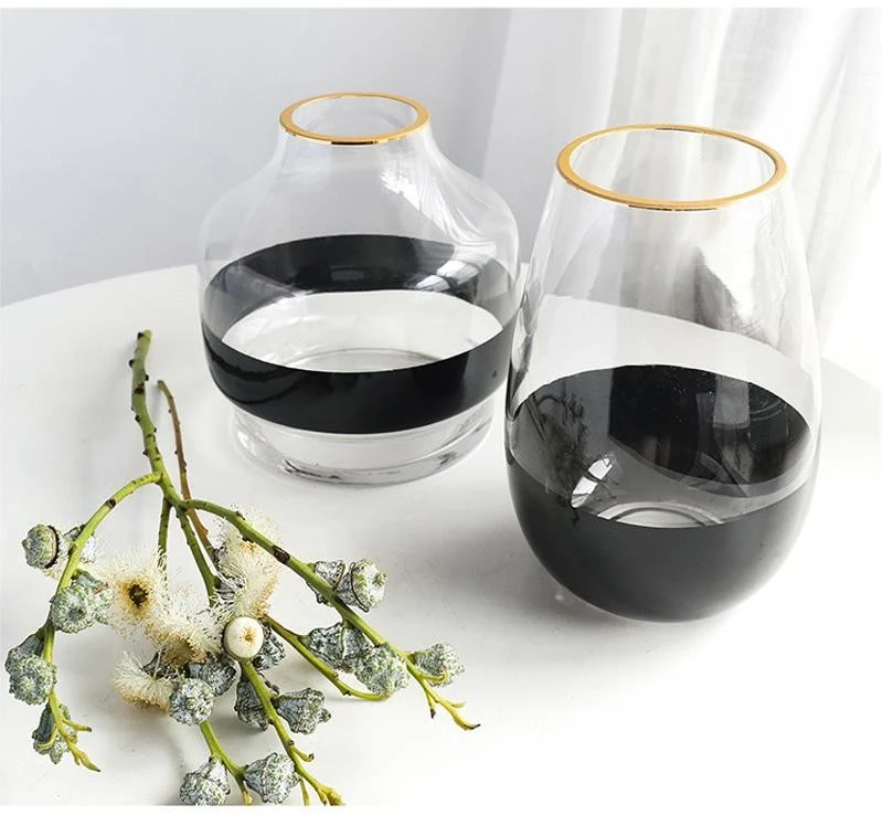 Vase GHANIMA en verre H18 cm