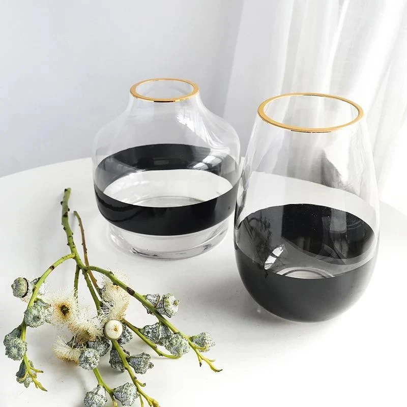 Vase GHANIMA en verre H18 cm