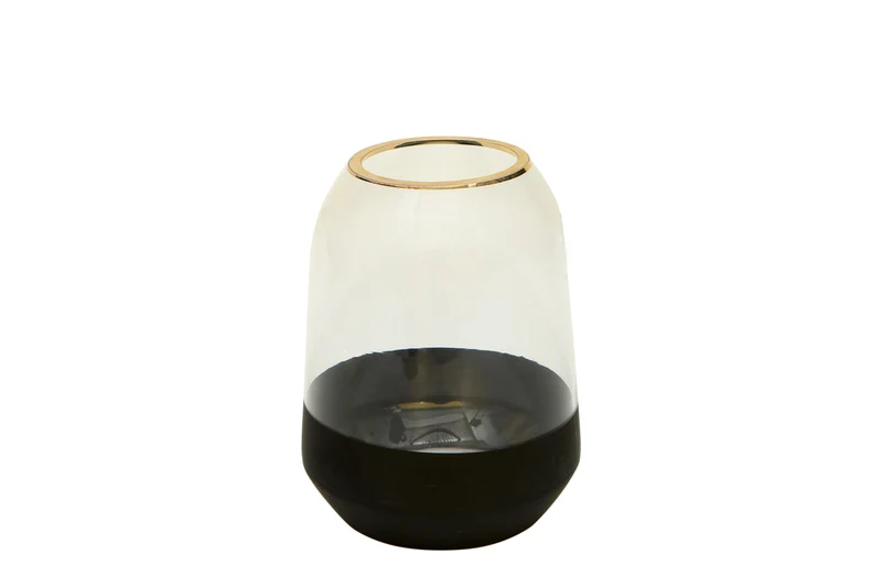Vase GHANIMA en verre H18 cm