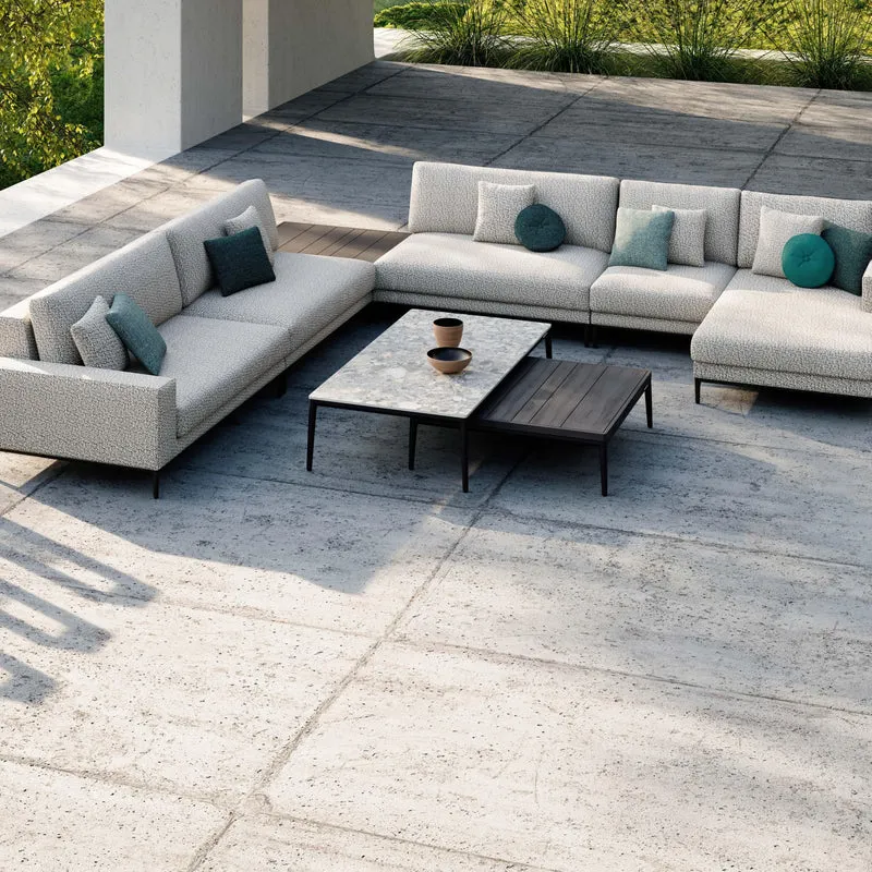 Table de salon ZENDO SENSE Lava - 96x96x35