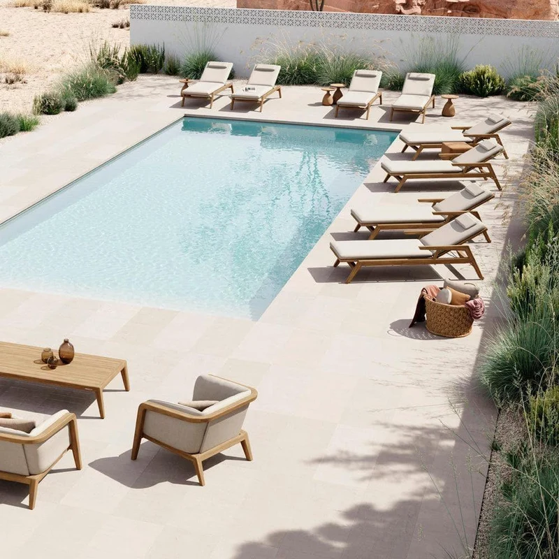 Chaise longue de jardin FLOWS - Flint