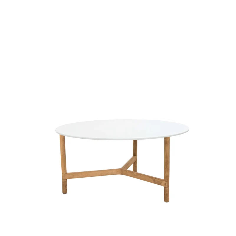 Table basse TWIST teck ø73