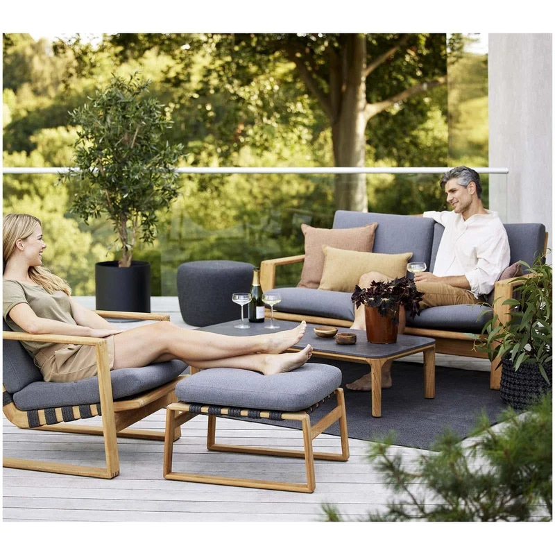 Fauteuil à dossier haut ENDLESS avec set de coussins