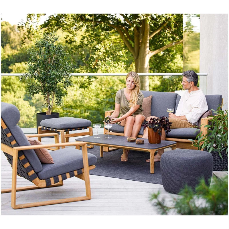 Fauteuil à dossier haut ENDLESS avec set de coussins