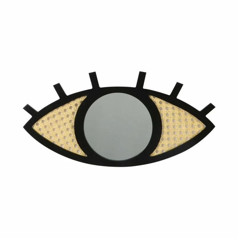 Miroir Design oeil noir Cannage