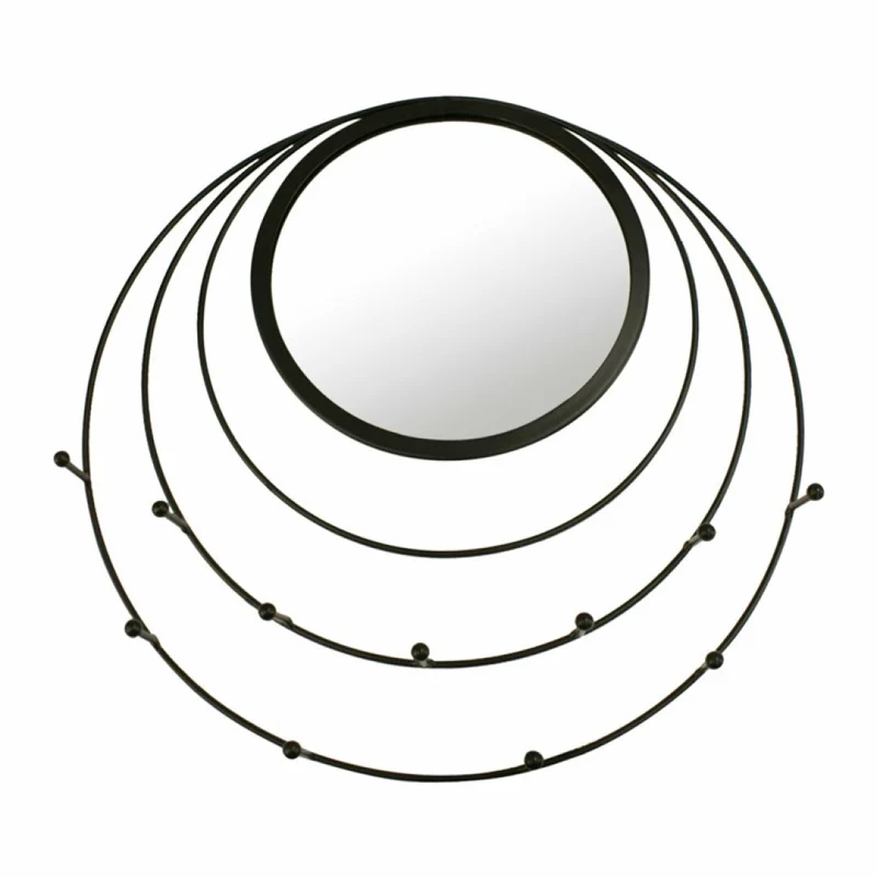 Miroir en métal Noir