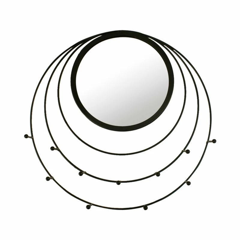 Miroir en métal Noir