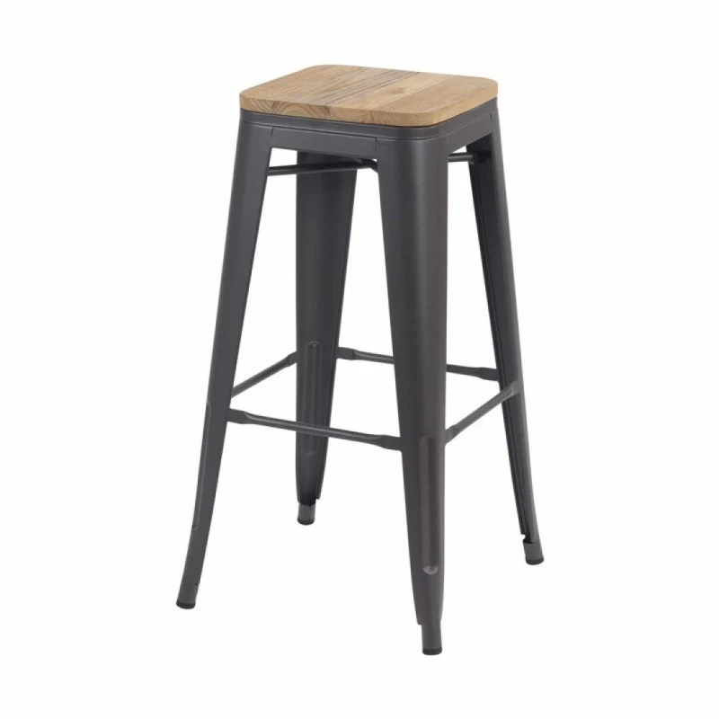 Tabouret bar industriel inspiré tolix H76Cm