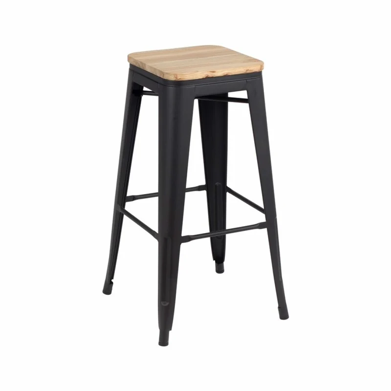 Tabouret bar industriel inspiré tolix H76Cm