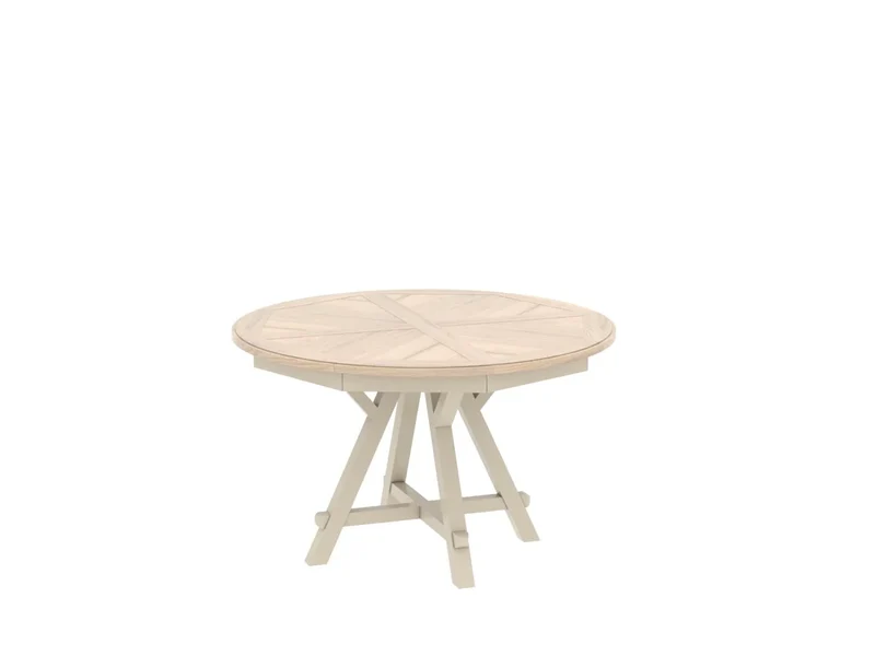 Table ronde extensible - ADL - Odyssée 100% chêne massif