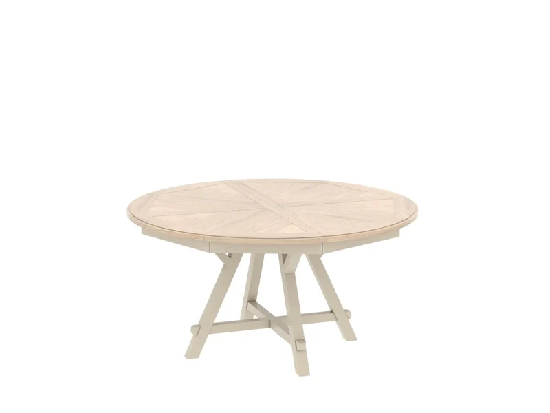 Table ronde extensible - ADL - Odyssée 100% chêne massif