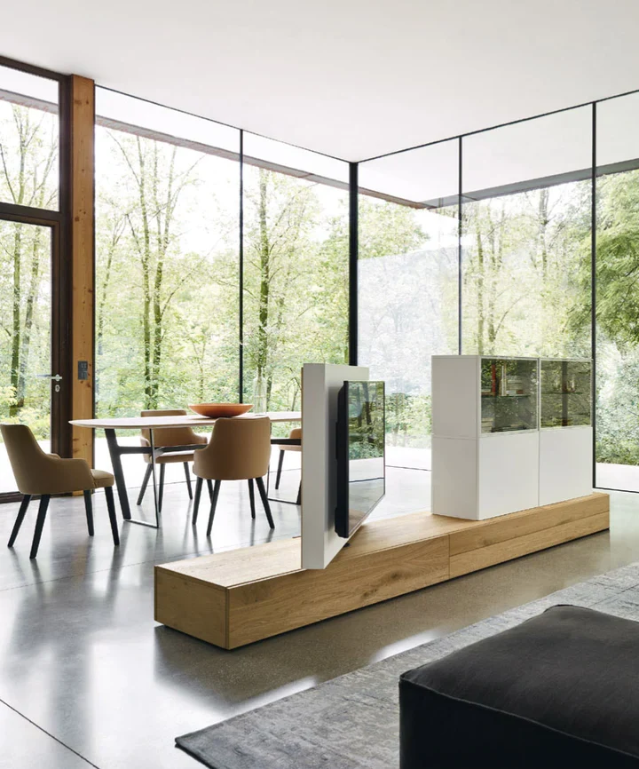Meuble TV - Intégration Bibliothèque - Roto