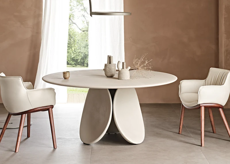 Table fixe - singulière - Maxim Argile