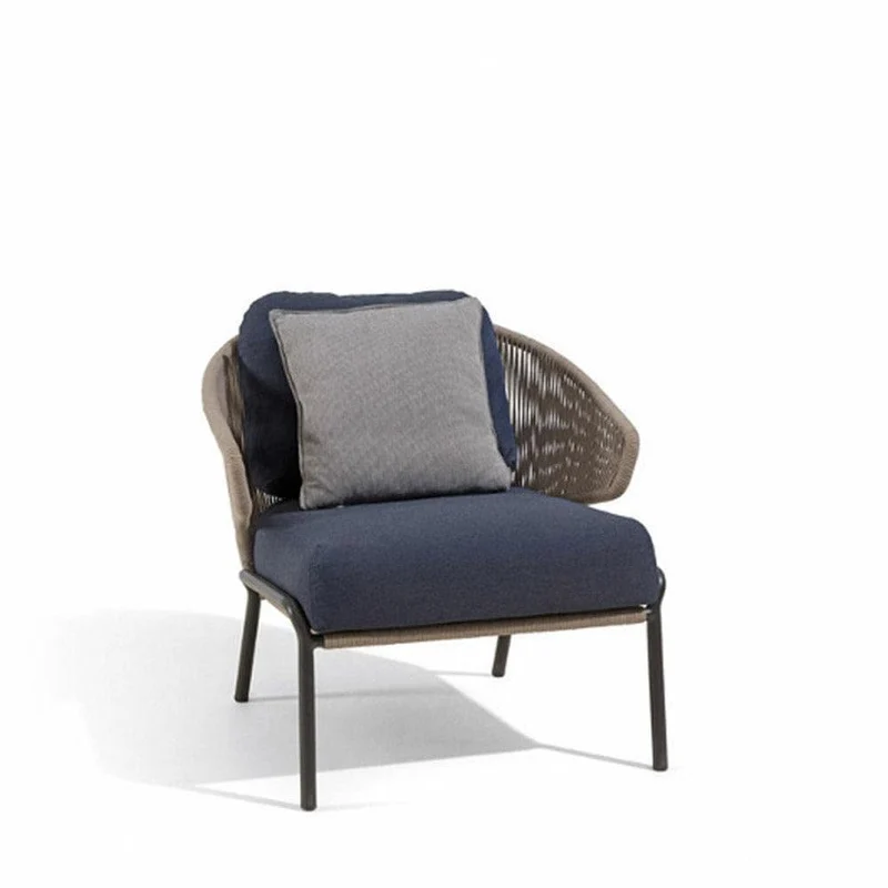 Fauteuil de jardin RADOC - Lave/Bronze