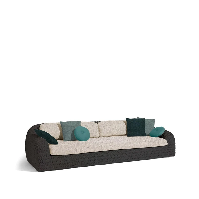 Canapé de jardin KOBO 3 places - Anthracite