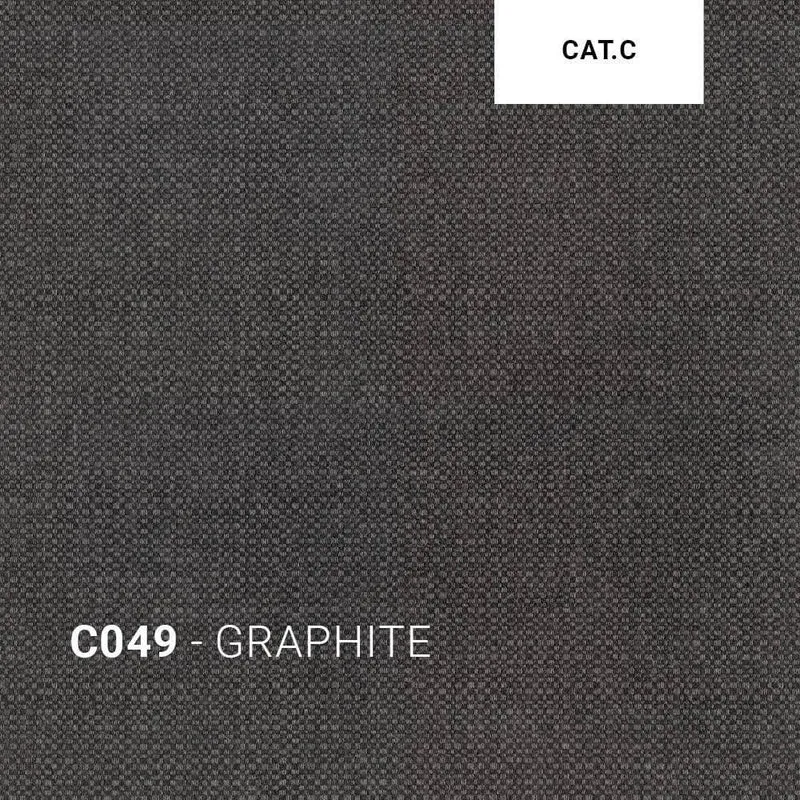 Canapé de jardin FLOWS 3 places bas - Flint/Teck