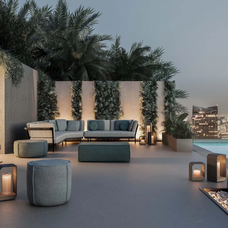 Concept de salon 9 FLOWS - Flint/Teck