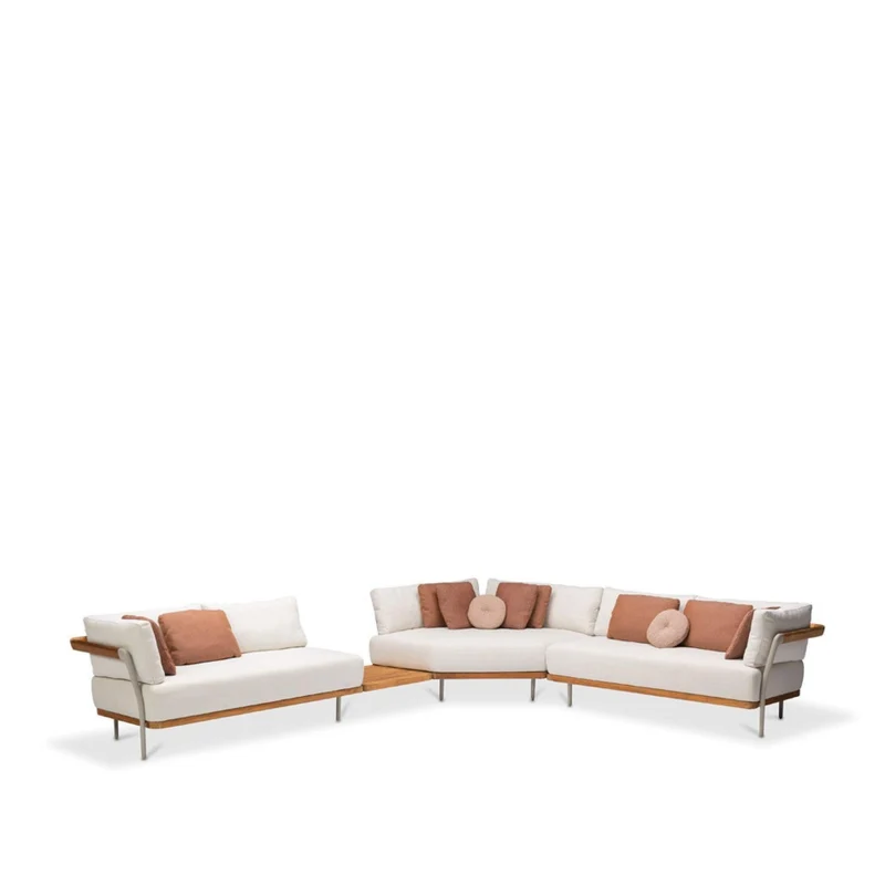 Concept de salon 1 FLOWS - Teck/Flint
