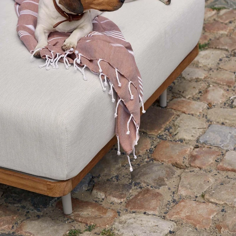 Tabouret de jardin FLOWS Grand format - Flint/Teck