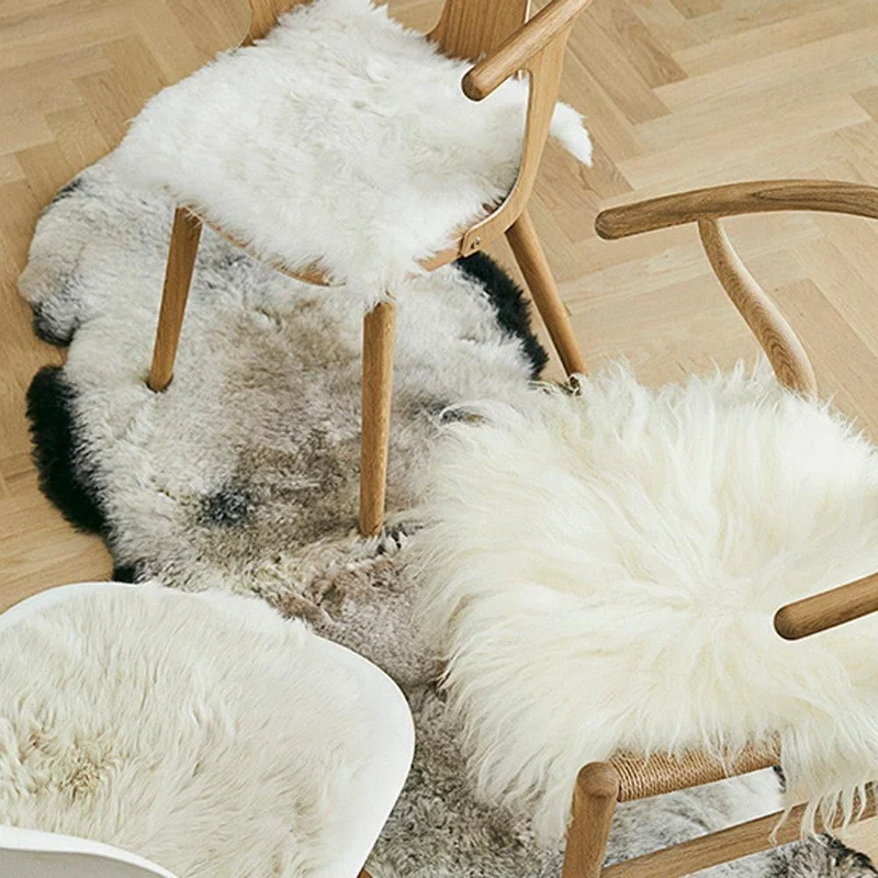 Peau de mouton islandaise 90-100x60cm