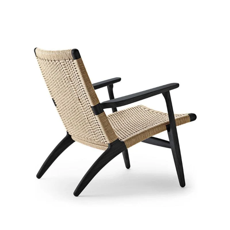 Fauteuil CH25 - Chêne noir