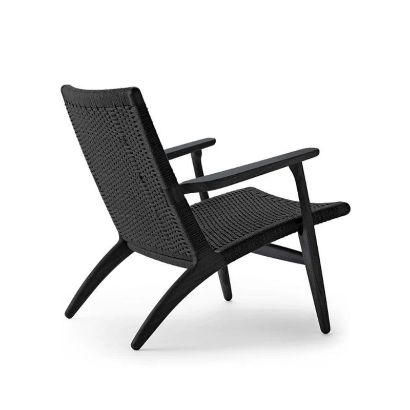 Fauteuil CH25 - Chêne noir
