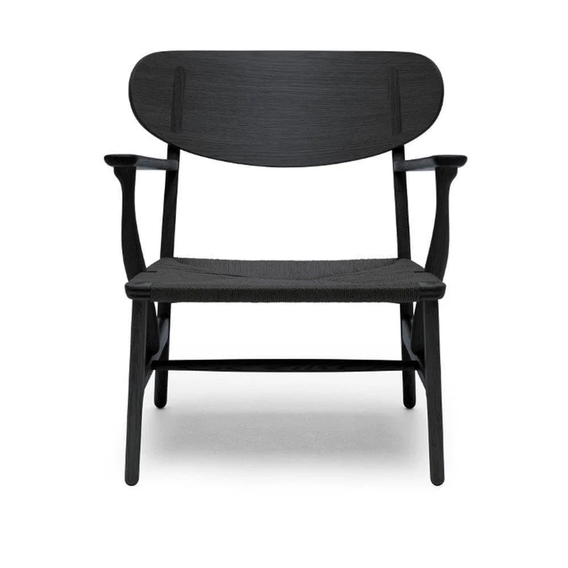 Fauteuil CH22 - Chêne noir