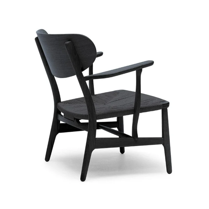 Fauteuil CH22 - Chêne noir