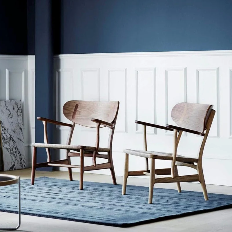 Fauteuil CH22 - Chêne / Noyer