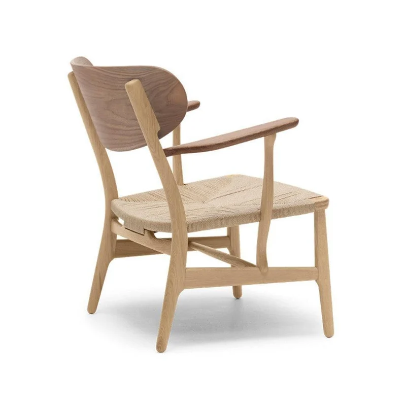 Fauteuil CH22 - Chêne / Noyer