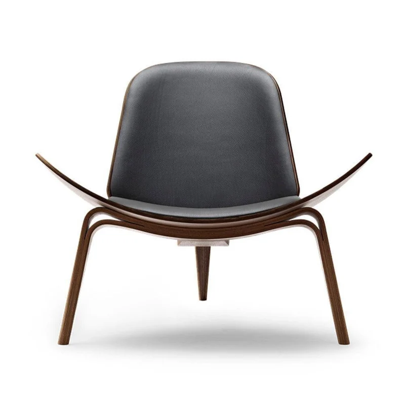 Fauteuil CH07 - Noyer laqué