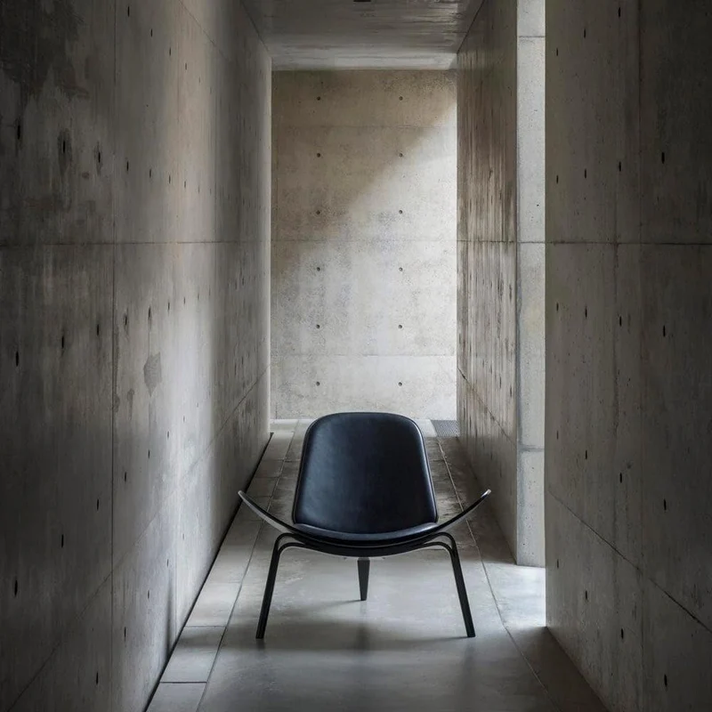Fauteuil CH07 - Chêne noir