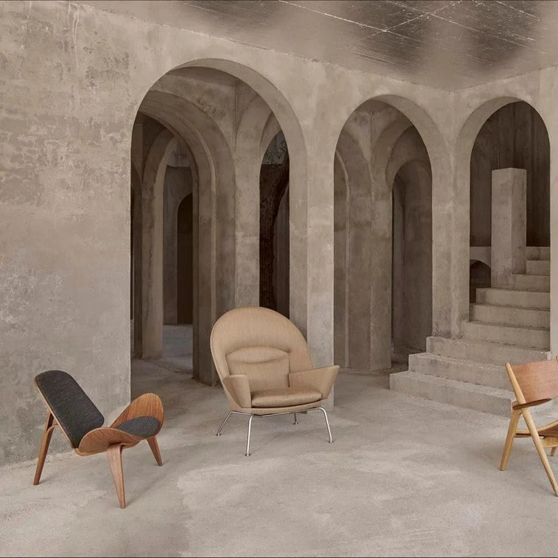 Fauteuil CH07 - Chêne huilé blanc