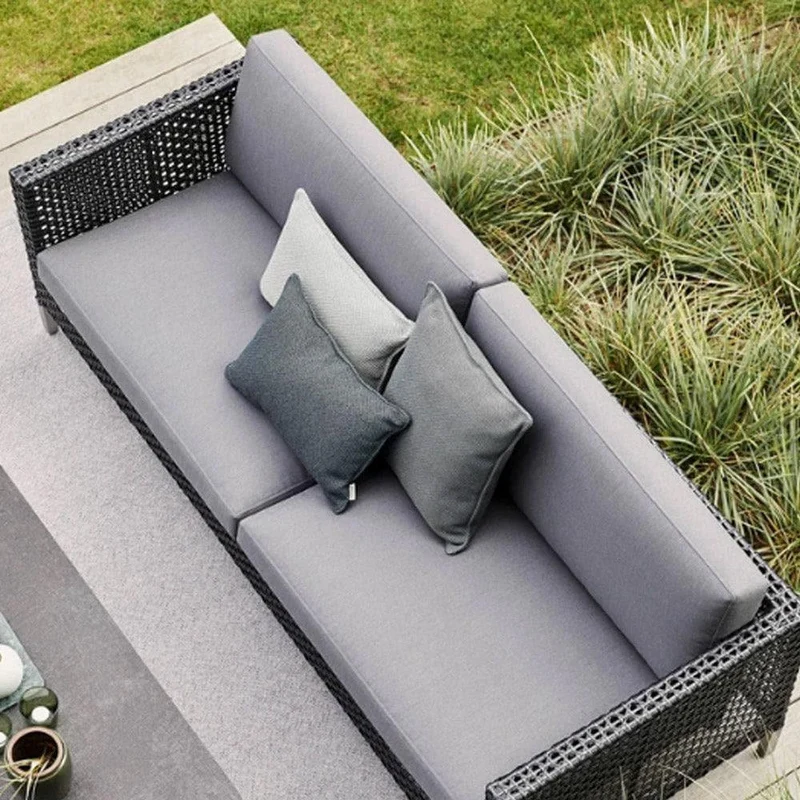 Canapé de jardin CONNECT anthracite 3 Places