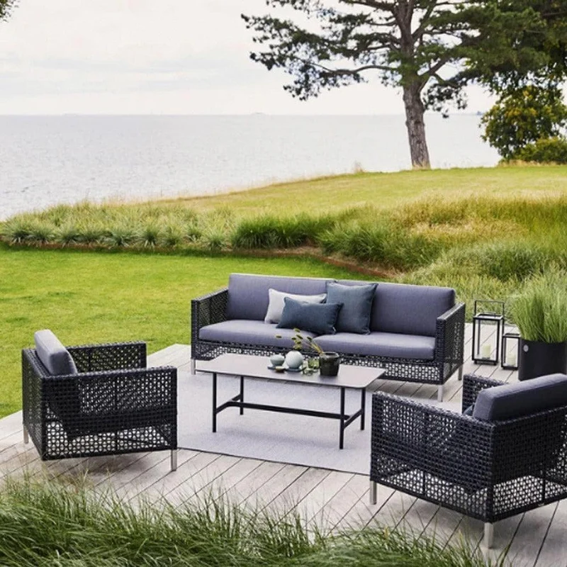 Canapé de jardin CONNECT anthracite 3 Places