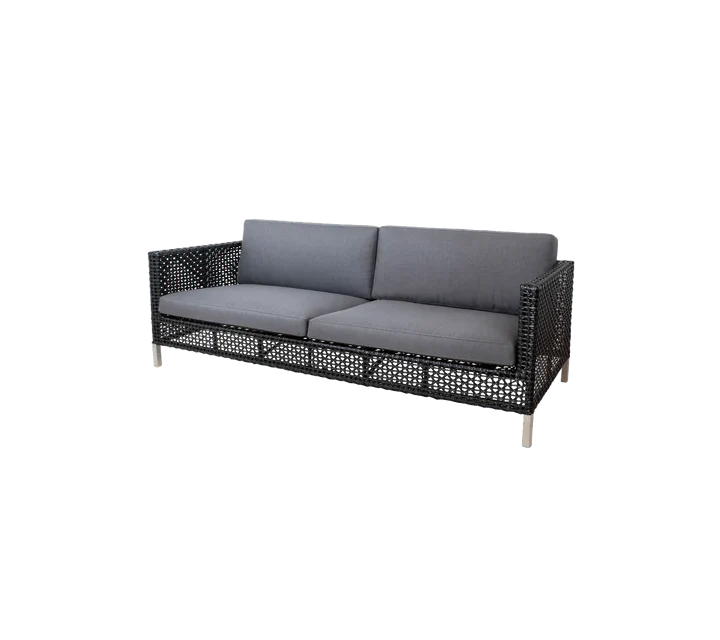Canapé de jardin CONNECT anthracite 3 Places