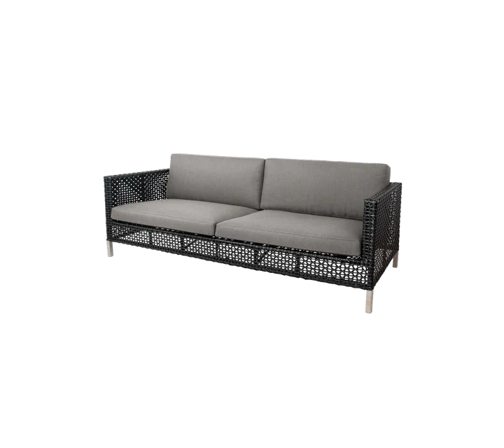 Canapé de jardin CONNECT anthracite 3 Places