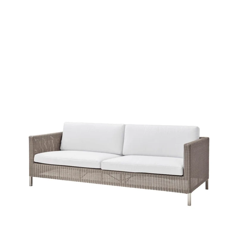 Canapé de jardin Connect Taupe 3 Places