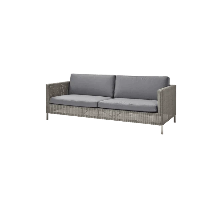 Canapé de jardin Connect Taupe 3 Places