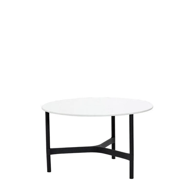 Table basse Twist Lavagrau - Ø56