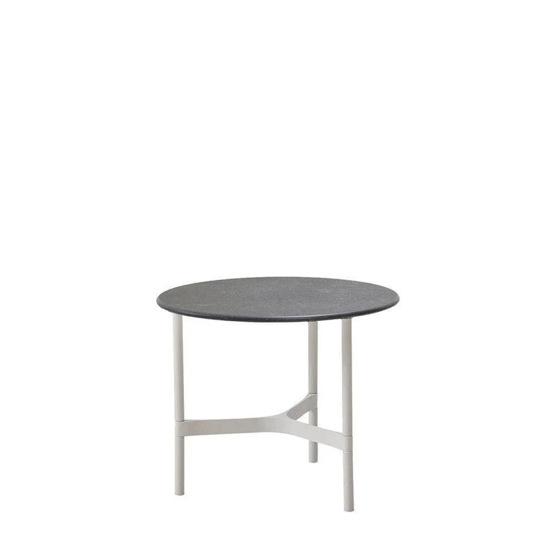 Table basse TWIST blanc Ø35