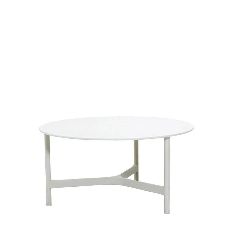Table basse TWIST blanc Ø73
