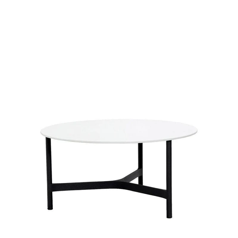 Table basse Twist lavagrau- Ø73